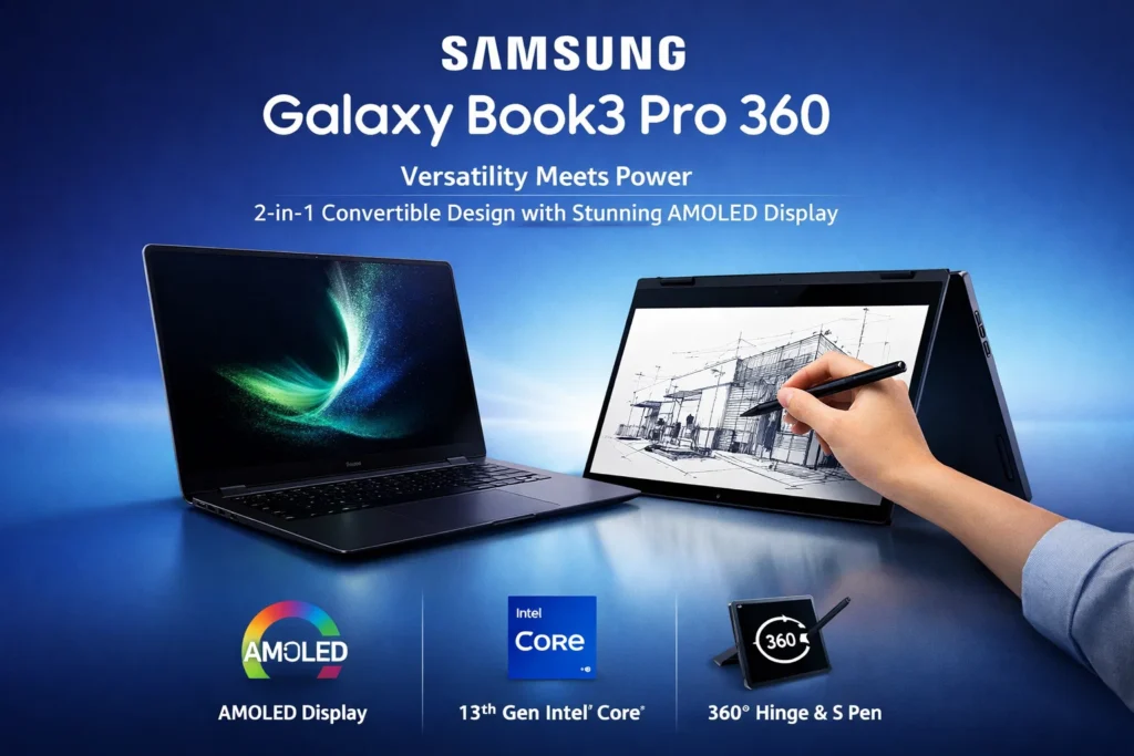 Samsung Galaxy Book3 Pro 360 Laptop Guide